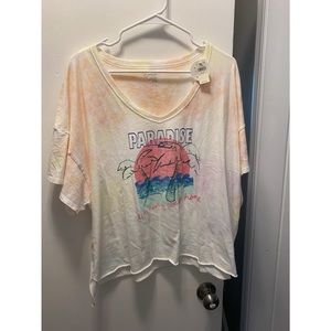 Never worn tie dye aerie top